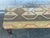 Mid 20th Century Mid 20th Century Upholstered Bench With Kilim Style Fabric and Turned Wood Legs For Sale - Image 5 of 12