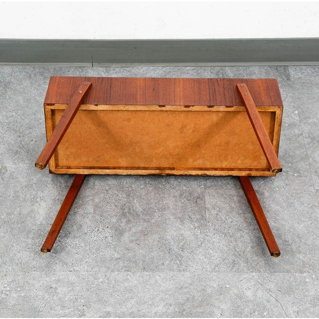 Wood Mid Century Danish Modern Planter Teak Denmark Rectangular Outdoor / Indoor MCM For Sale - Image 7 of 11