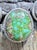 Turquoise Roie Jaque Navajo Sterling Silver Turquoise Megalodon Tooth Pendant Necklace For Sale - Image 8 of 18