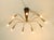 Large Mid-Century Modern Brass 9-Arm Sputnik Chandelier, 1950s For Sale - Image 9 of 18