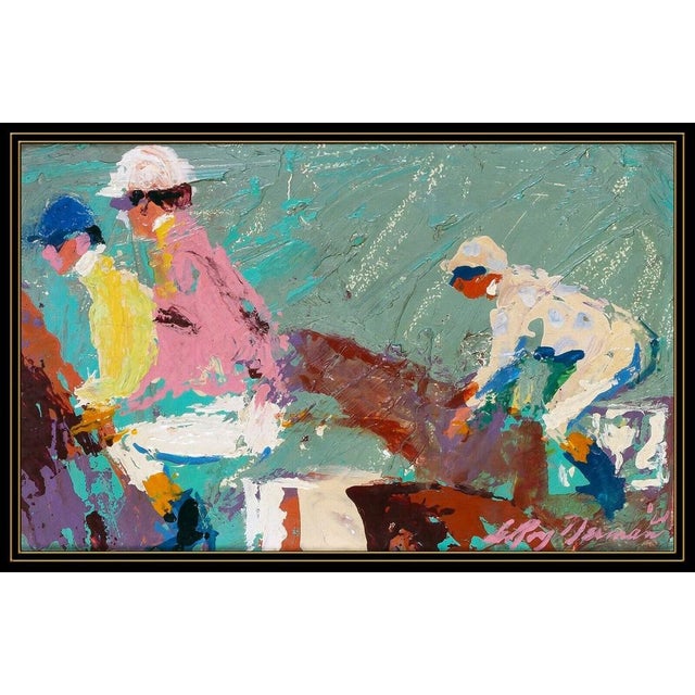 Message us to inquire about custom framing options! (Included for free with every purchase) The painting is of impressive...