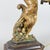 Antique Terracotta Cherub Table Lamp with Wooden Base, Early 1900s For Sale - Image 10 of 18