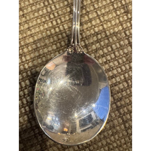 American Gorham Antique Sterling Silver Boullion Spoon For Sale - Image 3 of 6