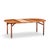 Jens Risom Mid Century Walnut Round Expanding Dining Table With 3 Leaves For Sale - Image 12 of 16