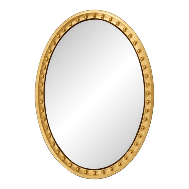 Friedman Brothers Thomkins Tavern Mirror in Classic Gold - 33"x47" For Sale