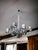 Gaetano Sciolari 13-Light Steel Chandelier attributed to Gaetano Sciolari, 1970s For Sale - Image 4 of 4