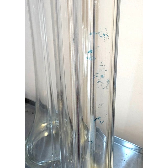 Murano Giant Murano-Style Glass Vases Set of Two For Sale - Image 4 of 6