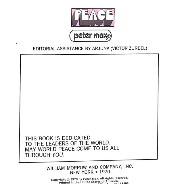 Traditional "Peace, With the Words of Swami Sivananda, Himalayas" 1970 Max, Peter For Sale - Image 3 of 8