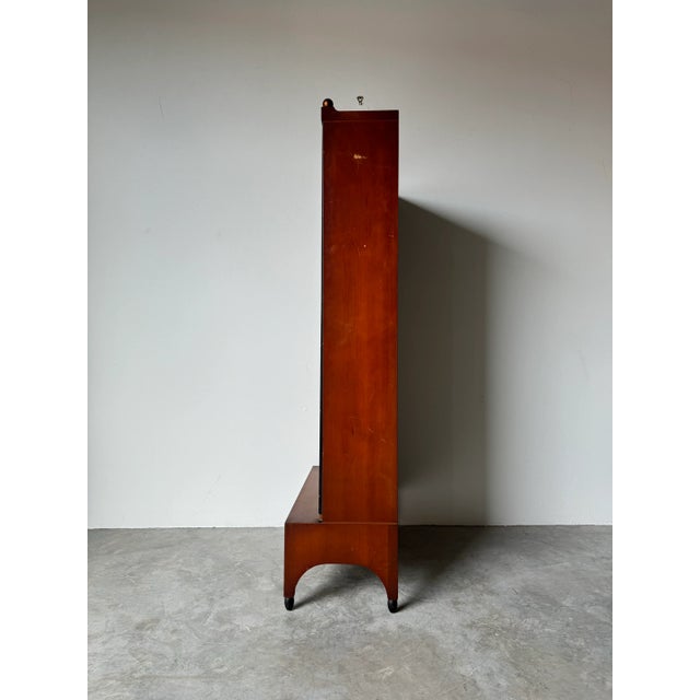 Hollywood Regency Baker - Style Two Shelf - One Drawer Bookcase For Sale In Miami - Image 6 of 12