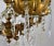 Brass Vintage Maison Jansen Gilt Brass and Crystal Chandelier For Sale - Image 8 of 13