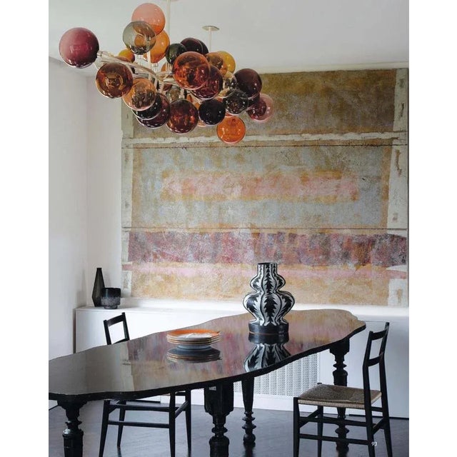 Dionysos multiple spheres ceiling lamp by emilie lemardeley limited edition of 8 dimensions: d 220 x w 55 x h 60 cm...