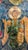1970s Sacred Image Hammered Glass Panel in the style of Fontana Arte, Italy, 1970s For Sale - Image 5 of 12