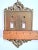 1960's Toggle Switch Double Plate Cover Ornate Chippendale Rococo Style For Sale - Image 4 of 4