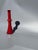 Red Danish Blown Glass Soliflore Vase from Kastrup Holmegaard, 1960s For Sale - Image 8 of 9