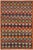 Boho Chic Balochi Maroon/Orange Wool Rug - 3'3''x5'1'' For Sale - Image 11 of 11