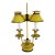 Vintage Decorative Crafts French Style Tole Painted Bouillote Lamp For Sale