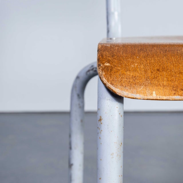 Large Stacking Dining Chairs from Mullca, 1950s, Set of 6 For Sale - Image 4 of 13