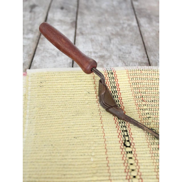 Wood Antique Primitive Rug Beater For Sale - Image 7 of 10