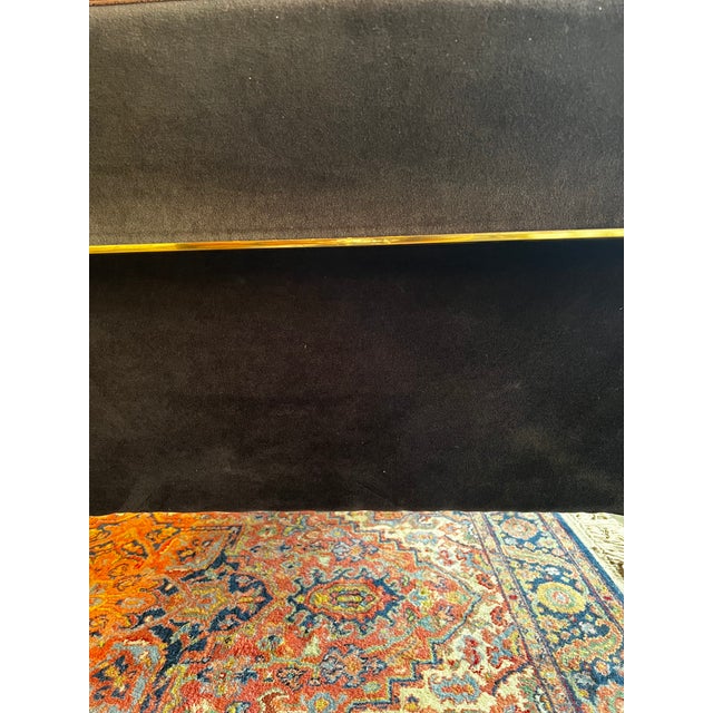Pair of Dark Velvet Chairs For Sale In Atlanta - Image 6 of 8