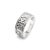 Silver comfort-fit band with a comfort-fit shank. The metal was tested and determined to be 925 (STERLING) silver....