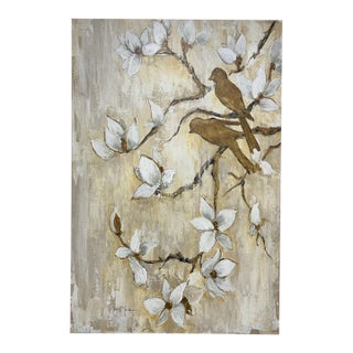 Janet Tava "Song of Spring Ii" Botanical Art Print For Sale