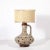 Mid-Century Organic Pitcher Form Ceramic Table Lamp With Illuminated Cutouts For Sale - Image 4 of 17