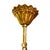 1950s Vintage French Louis XV Revival Gilt Bronze and Frosted Glass Pendant Light, 1950s For Sale - Image 5 of 7
