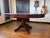 French Grange Made in France Expanding Cherrywood Oval Dining Table For Sale - Image 3 of 9