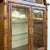 Vintage Faux Bamboo Arched Cabinet | Tall Glass Curio | Hutch For Sale - Image 4 of 10