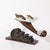 Art Deco Anthoine Art Bois Carved Wood and Metal Seaplane Model on Stand For Sale - Image 12 of 14