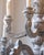 Mid 20th Century Mid 20th Century French Carved and Painted Wood Twelve-Light Chandelier For Sale - Image 5 of 18