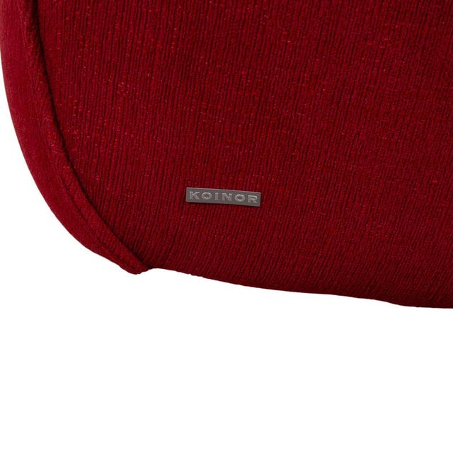 Evita Fabric Two-Seater Red Sofa from Koinor For Sale - Image 9 of 13