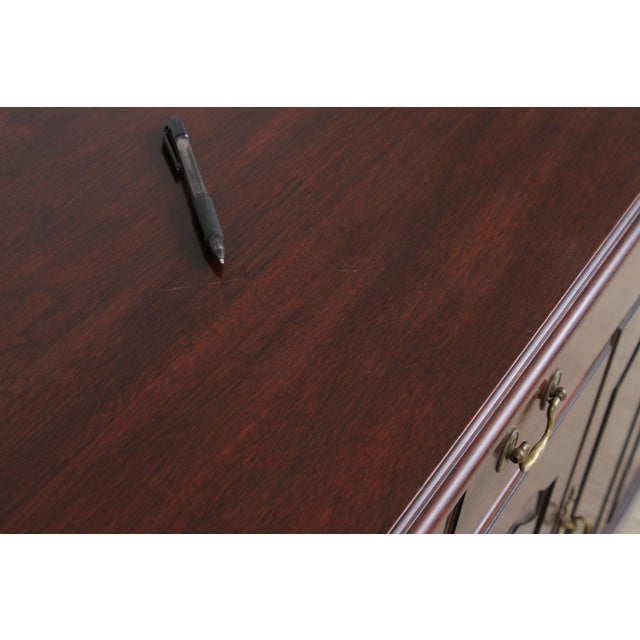 Henkel Harris Mahogany Georgian Style Dresser For Sale - Image 13 of 18