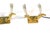 Mid-Century Modern Mid 20th Century Riccardo Scarpa Pair of Double Brass Sconces, Italy - a Pair For Sale - Image 3 of 10