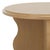 Spritely Home Lilith Wavy Accent Table in Desert Brown For Sale - Image 4 of 8