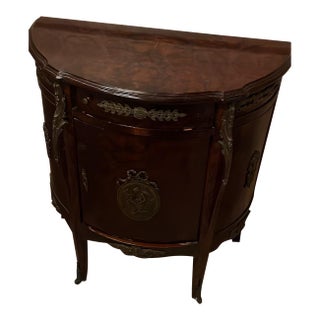 Antique Louis XV Marquetry Cabinet For Sale