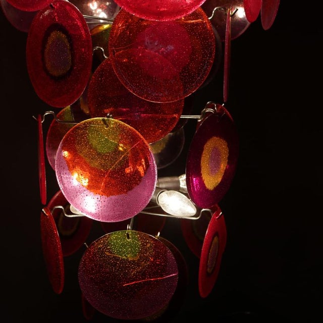 Disk Candelier from Aro Leuchten, Germany, 1970s For Sale - Image 4 of 9
