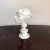 Cream Vintage Plaster Bust of a Young Woman For Sale - Image 8 of 11