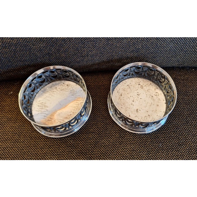 German Bottle Stands in Silver by Koch & Bergfeld, 1930s, Set of 2 For Sale - Image 3 of 6