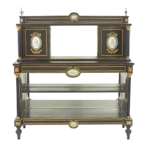 19th Century Louis XVI Style Wood Carved Sideboard