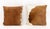 Brown Modern Cowhide Throw Pillows, Pair For Sale - Image 8 of 9