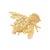 Mid-Century Modern Mid 20th Century Diamond Bee Brooch For Sale - Image 3 of 3
