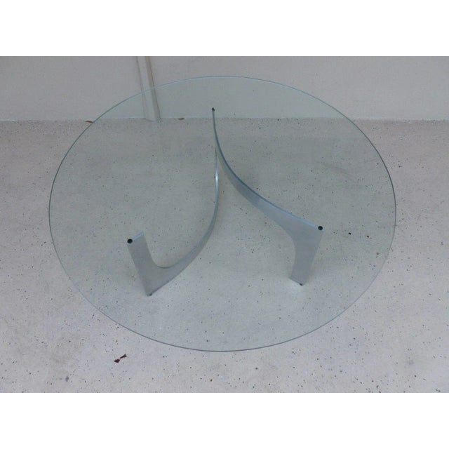 Mid-Century Modern Mid Century Modern Aluminum Sculptural Table by Knut Hesterberg by Bacher Tische For Sale - Image 3 of 11