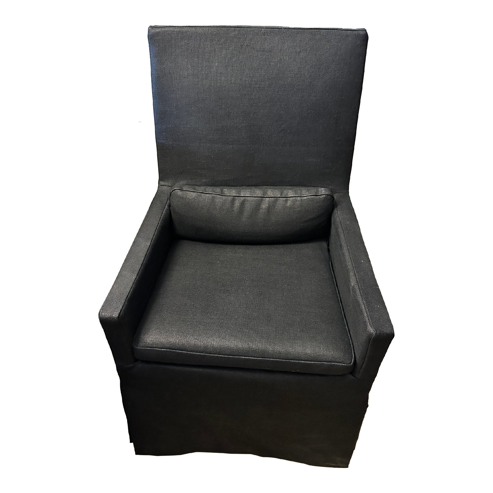 Restoration Hardware Slipcover Arm Chair Chairish