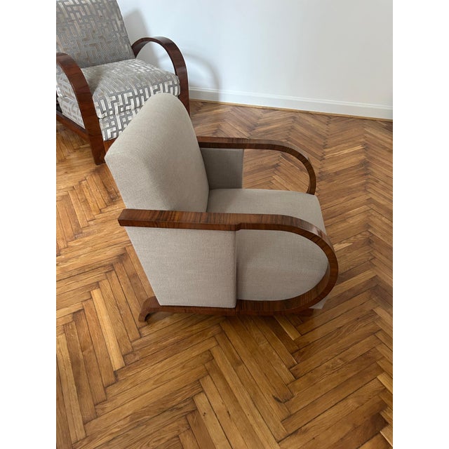Modern Art Deco Galician Armchair, 1930s For Sale - Image 3 of 5