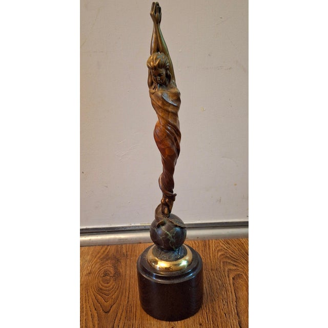 Bronze J. LaCasse ( B. American 1948), Compassion Bronze Sculpture, Signed and Numbered For Sale - Image 8 of 14