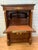 Bronze Antique French Empire Mahogany Gilt-Bronze Mounted Marble-Top Abattant Secretary Desk For Sale - Image 8 of 9