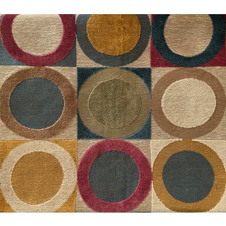 Clarence House 'Turandot' Velvet Geometric Fabric-2 Yards For Sale