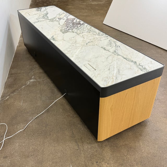 Almond Molteni & C Living Box Console For Sale - Image 8 of 9