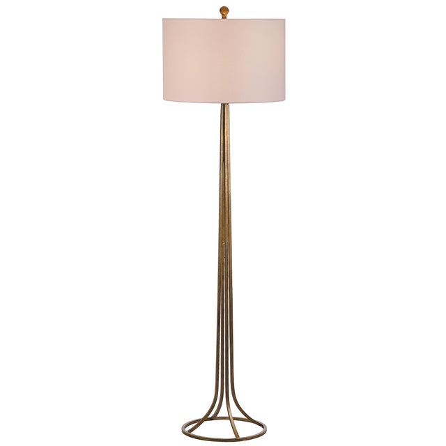 Create a artistic focal point with this antique bronze 60-inch floor lamp. Inspired by modern sculpture, it elevates a...